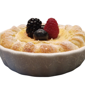 Corona de queso crema
